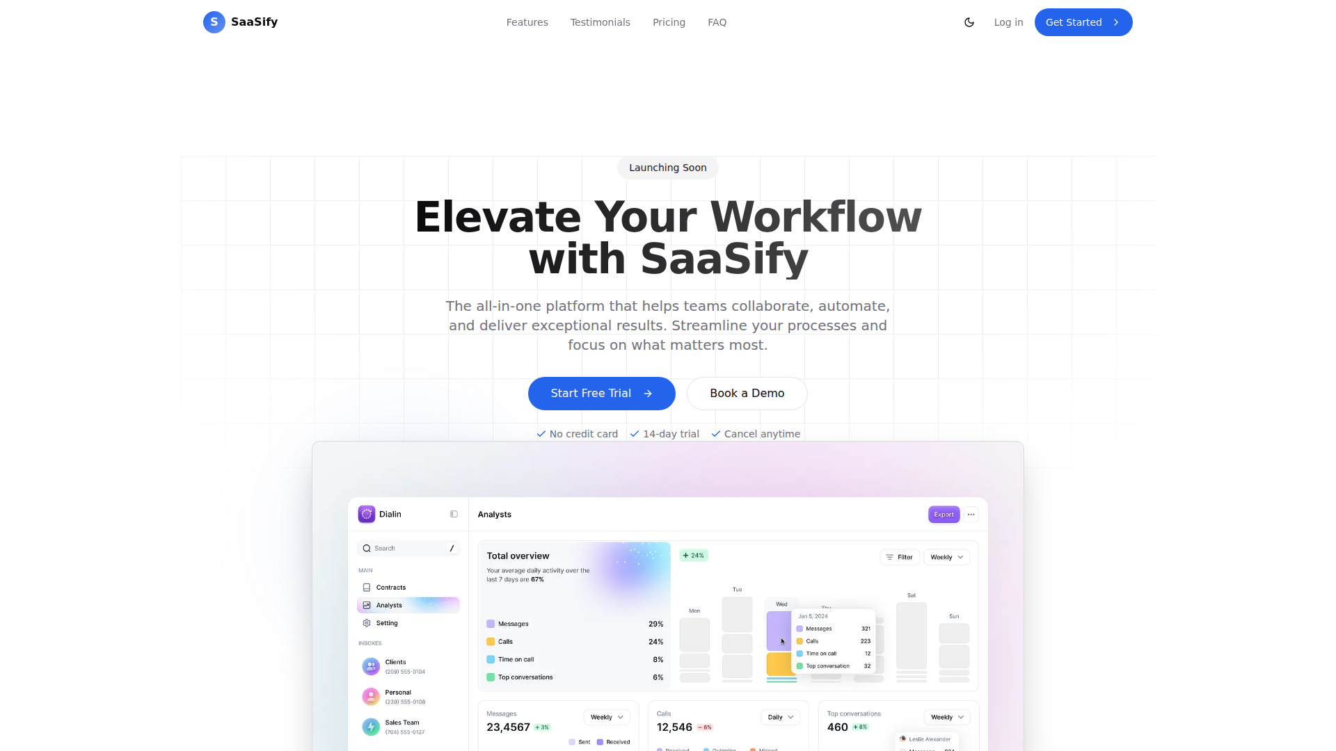SaaS Landing Page